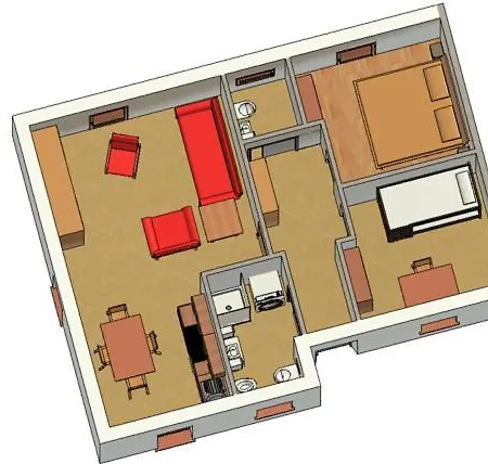 شقة La Marmotta Bianca In Out بيريوِل تْشيرفينيا